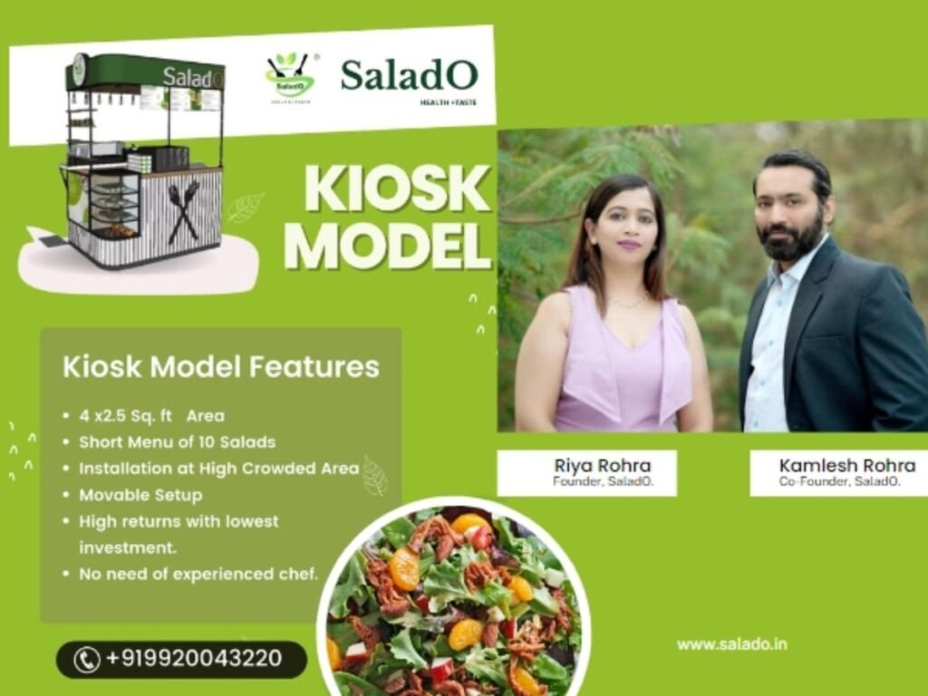 SaladO – The Biggest Salad Brand In India To Come Up With Kiosks Pan India This February