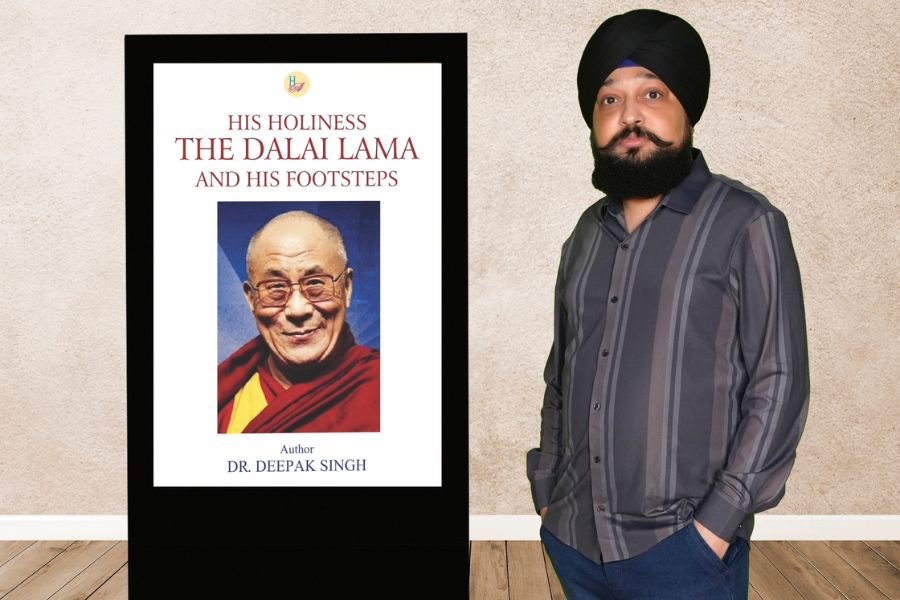 Dr. Deepak Singh’s Book ‘His Holiness THE DALAI LAMA and His Footstep’ Is Getting Rave Reviews*