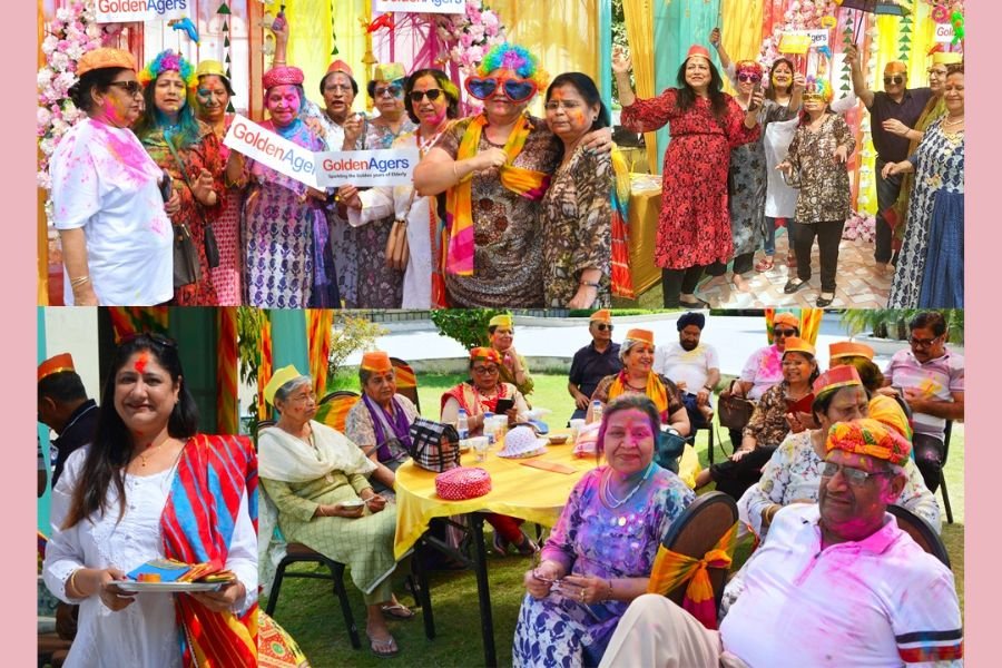 Golden Agers’ Grand Bharatpur Holi Celebrations Strikes Up the Festive Spirit in Senior Citizens