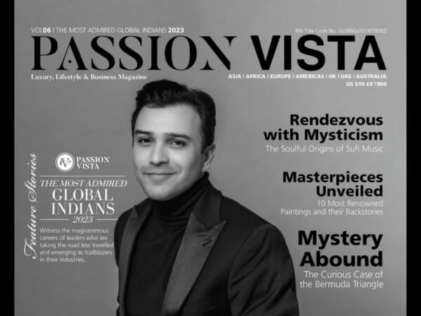 Ankit Shah listed amongst the “Most Admired Global Indians” by Passion Vista 