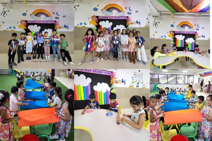 Rainbow Day Celebrations at White Lotus International school, Surat