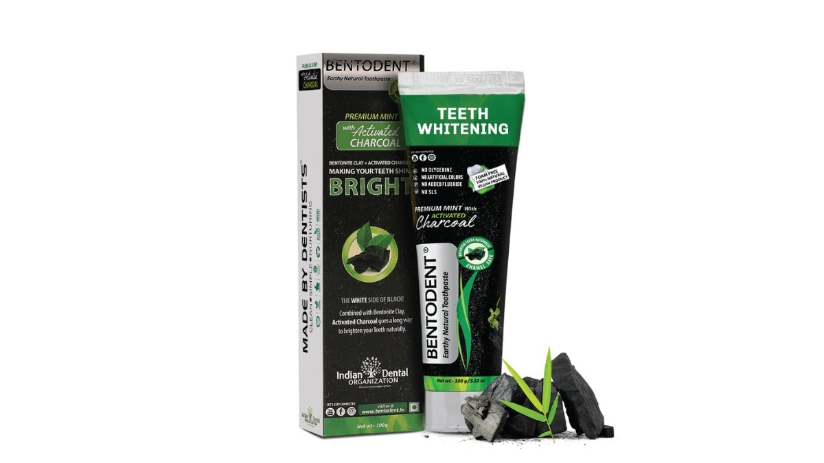 Bentodent’s Charcoal Teeth Whitening Toothpaste: Nature’s Secret for A Whiter, Healthier Smile