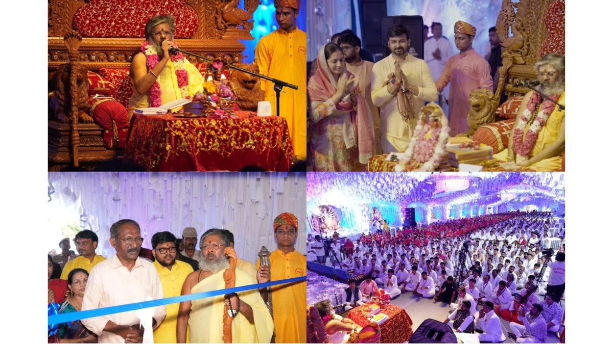 The Grandest Navratri Mahotsav Led by National Saint Vasant Vijay Ji Maharaj Garners Global Attention