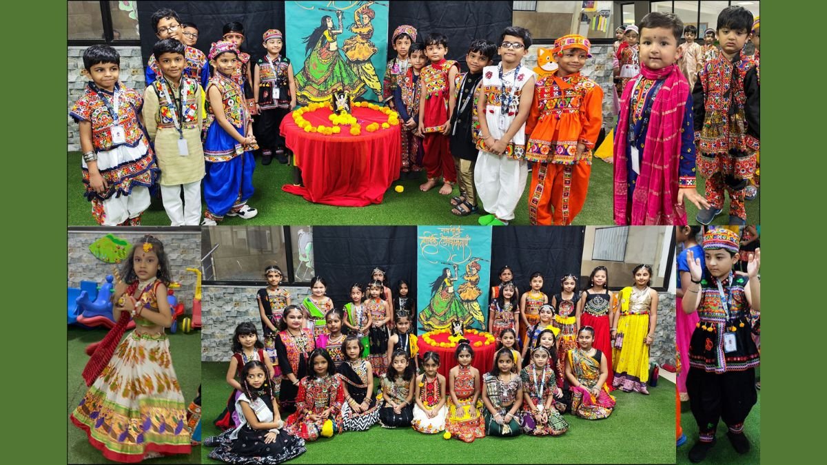 Dancing in Devotion: Navratri Celebrations at White Lotus International School